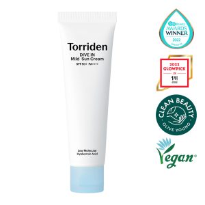 torriden dive in mild sunscreen spf50+ pa++++ 60ml