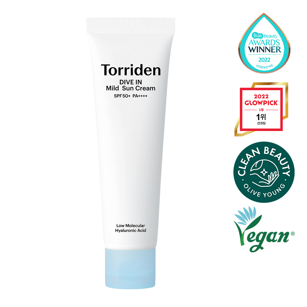 torriden dive in mild sunscreen spf50+ pa++++ 60ml torriden dive in mild sunscreen spf50+ pa++++ 60ml